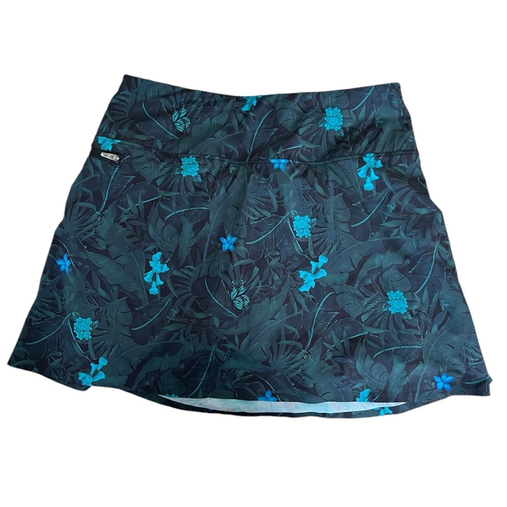 Greyson Lost Bloom Phoenix Skirt With Shortie Deep Pacific - Small